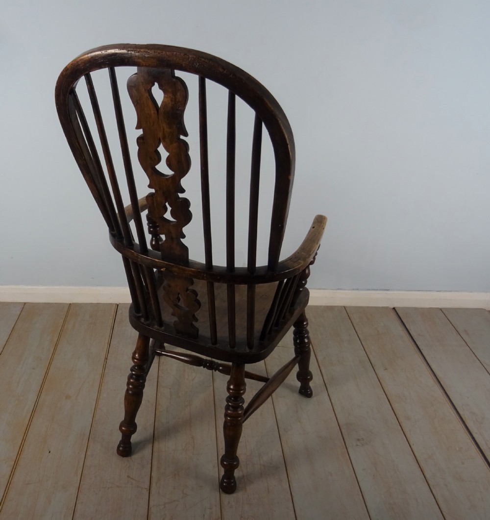 Ash & Elm Windsor Kitchen High Back Armchair View XIV