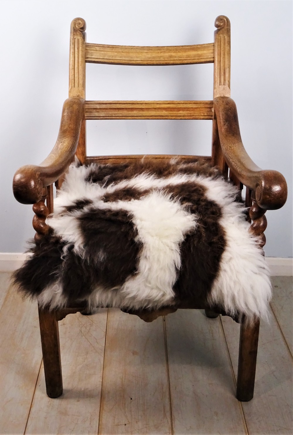 Oak Irish Open Armchair Country Chair