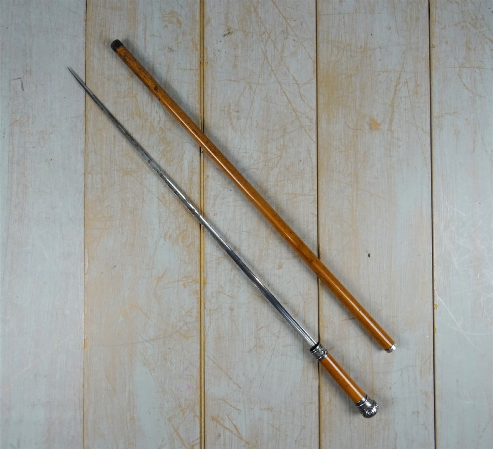 A Fine Quality 19th C Walking Stick Sword Stick View V