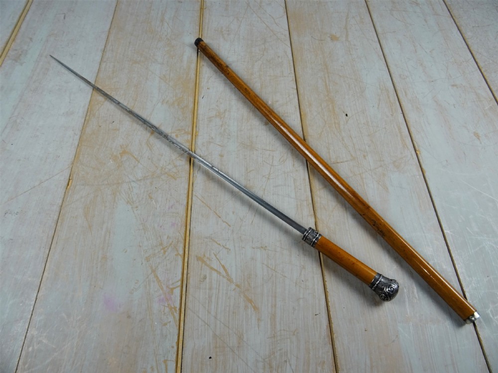 A Fine Quality 19th C Walking Stick Sword Stick View VI
