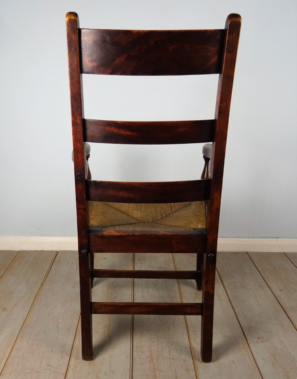 Late C18th Mahogany and Fruitwood Country House Open Armchair View III