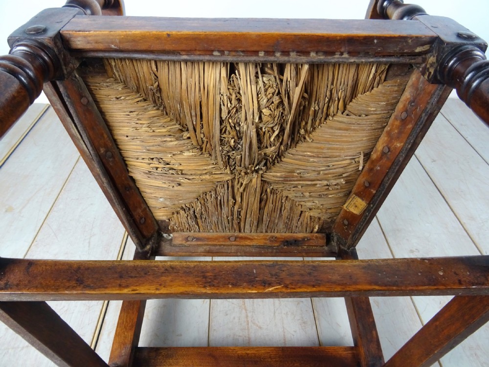 Late C18th Mahogany and Fruitwood Country House Open Armchair View VIII