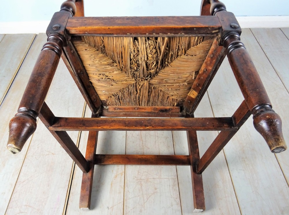 Late C18th Mahogany and Fruitwood Country House Open Armchair View IX