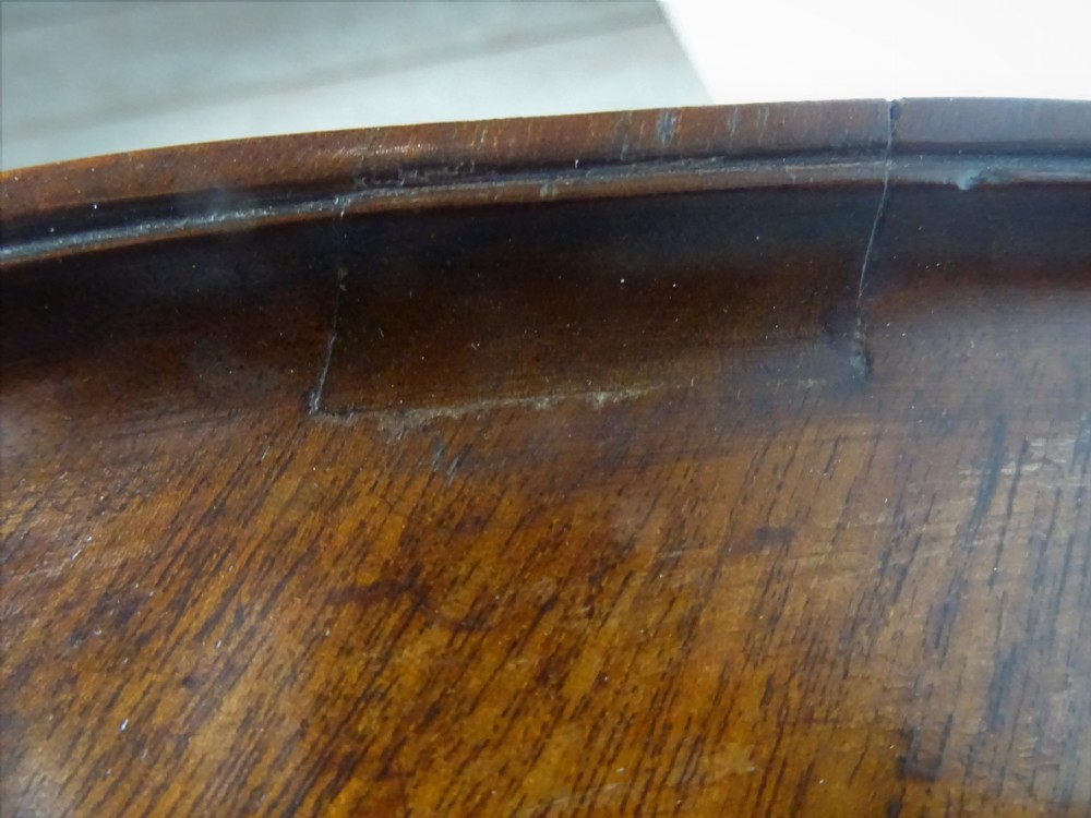 Campaign Mahogany Revolving Tripod Wine Occasional Table View XIV