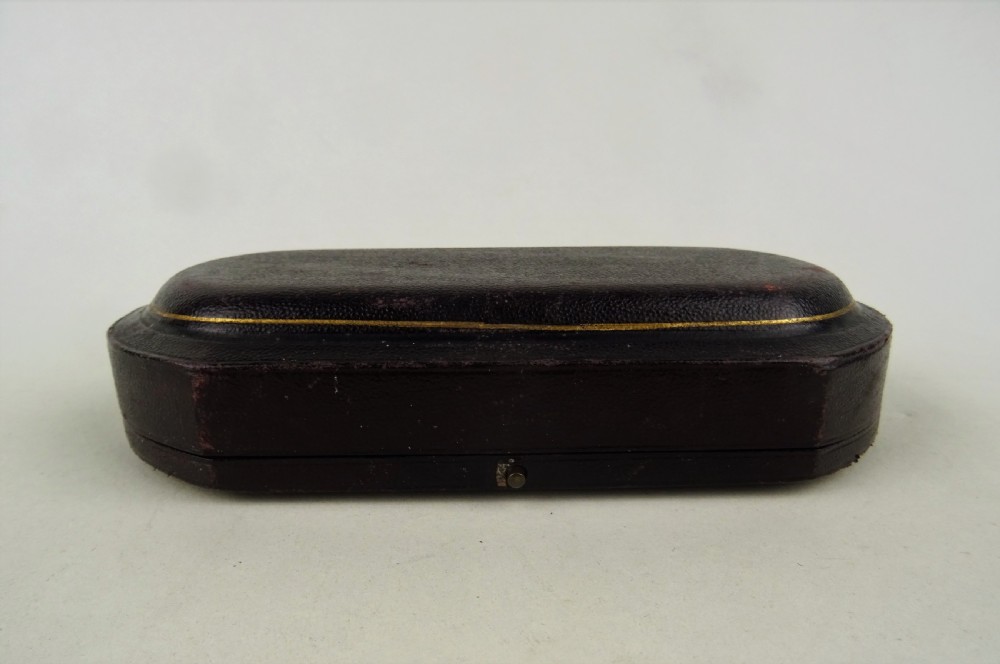 Cased Pair of Victorian Silver Salts and spoons View VIII