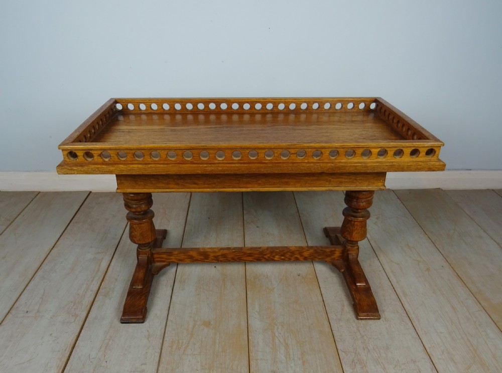 Oak Arts & Crafts Coffee Table View IX
