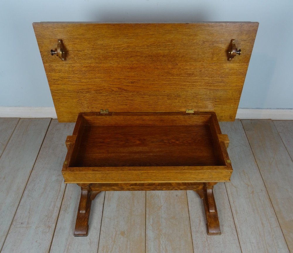 Oak Arts & Crafts Coffee Table View XI