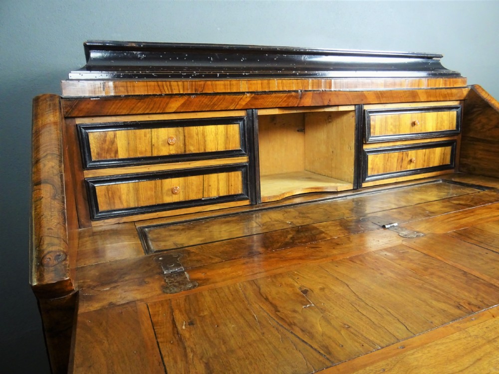 Antique Baroque Italian Lombardy Milanese Bureau View VI