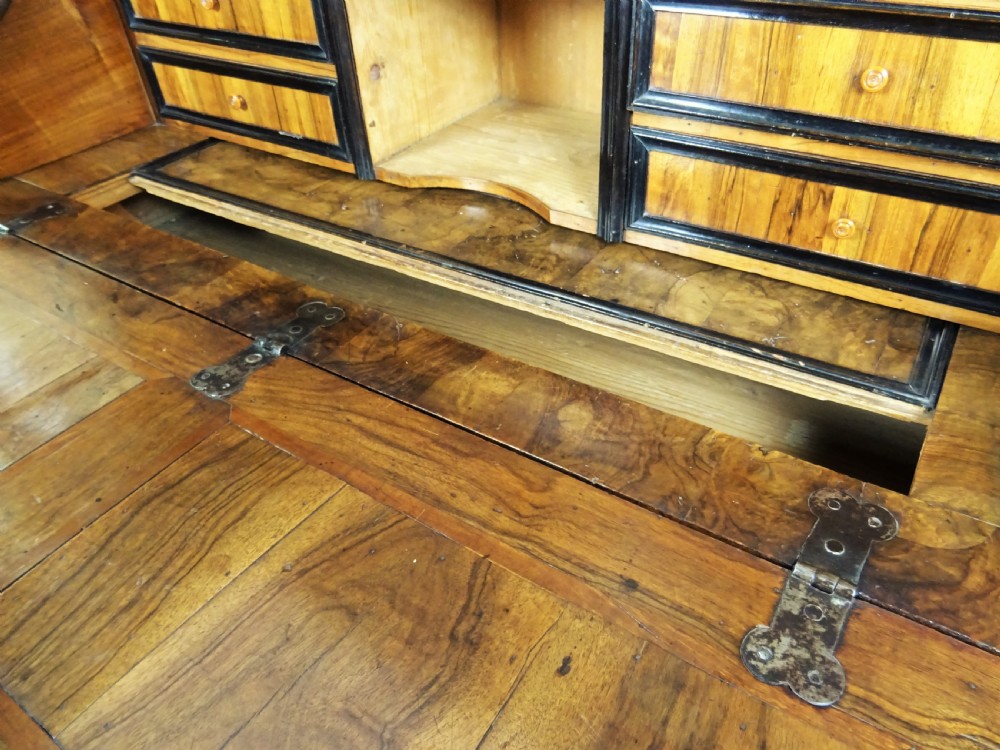 Antique Baroque Italian Lombardy Milanese Bureau View VIII