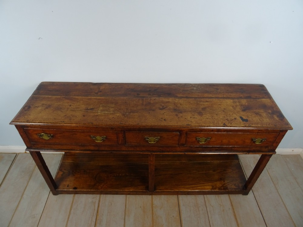 Small Antique Georgian Oak Dresser View VIII