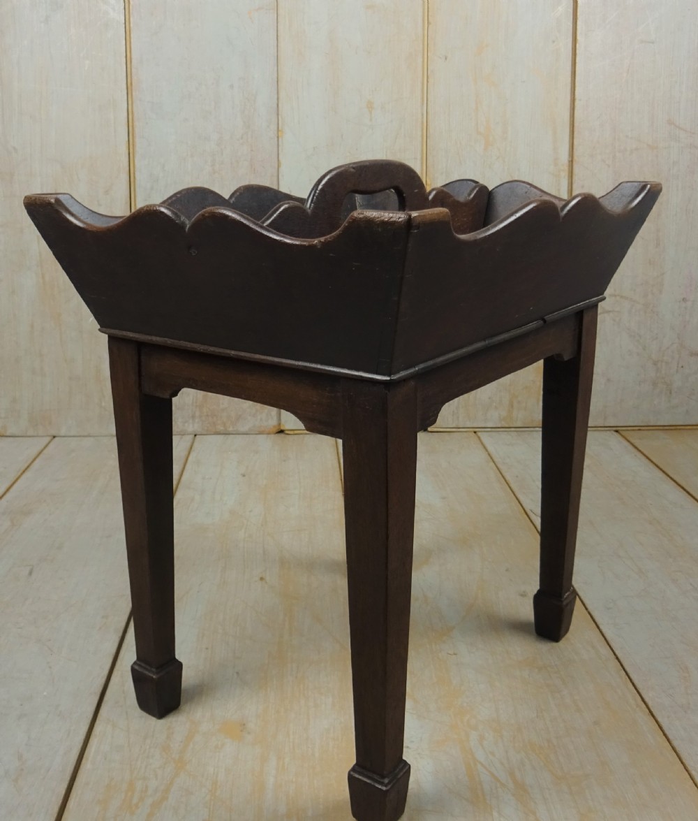 Antique Georgian Cutlery Tray On Stand View II