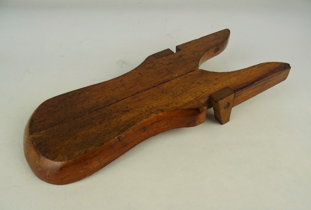 Antique Victorian Campaign Treen Boot Jack View VII
