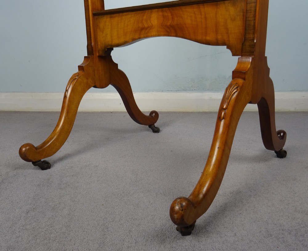 Antique Walnut Cheval Mirror View III