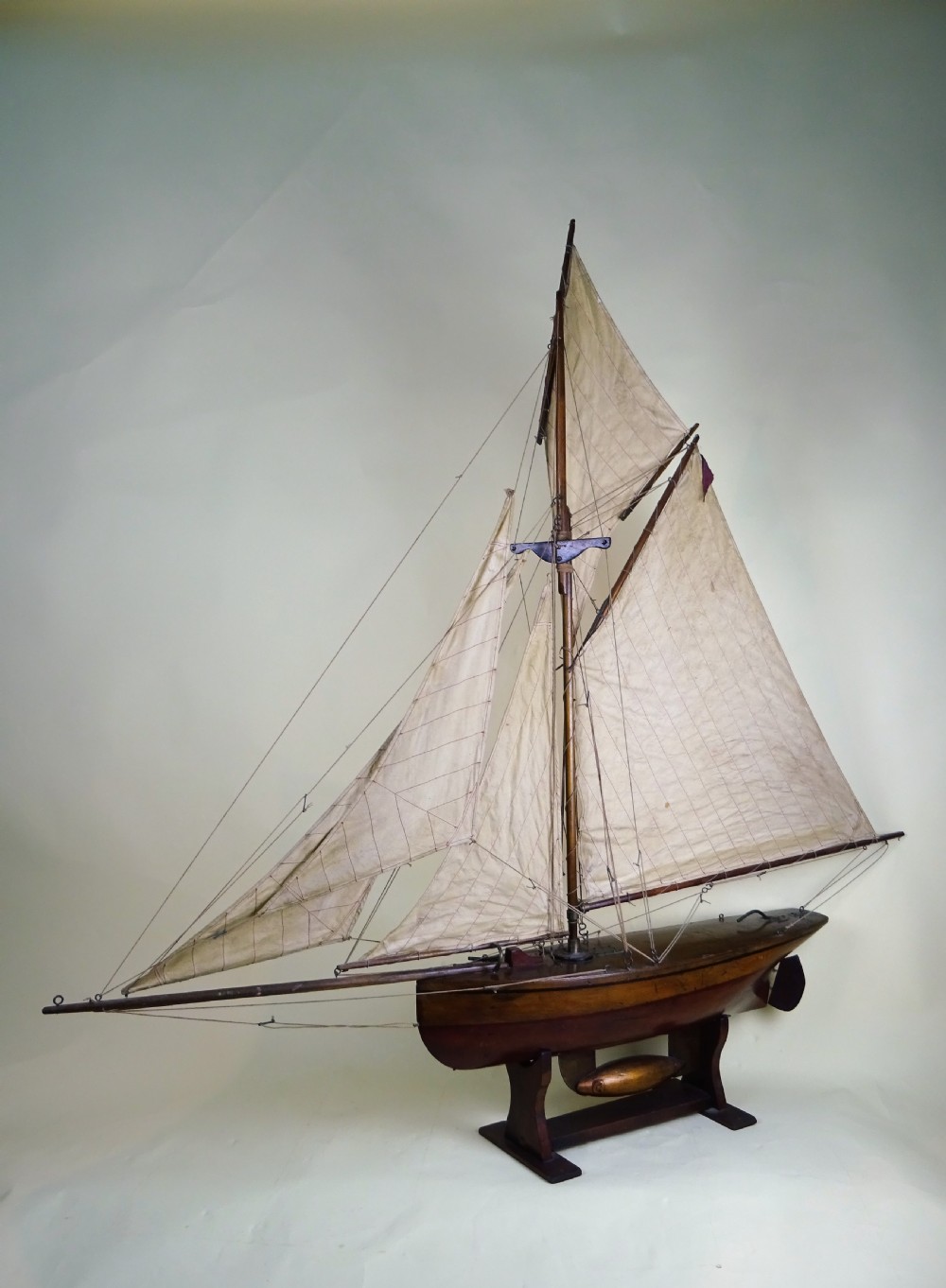 Antique Edwardian Pond Yacht View IV