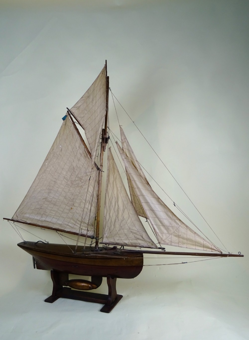 Antique Edwardian Pond Yacht View IX