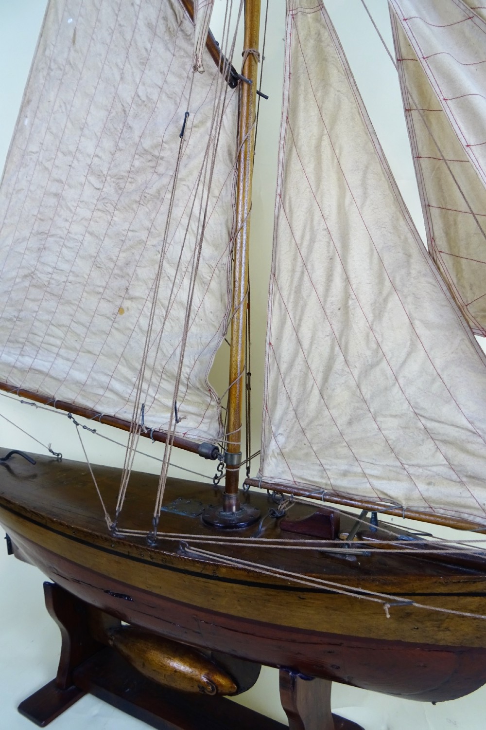 Antique Edwardian Pond Yacht View XI