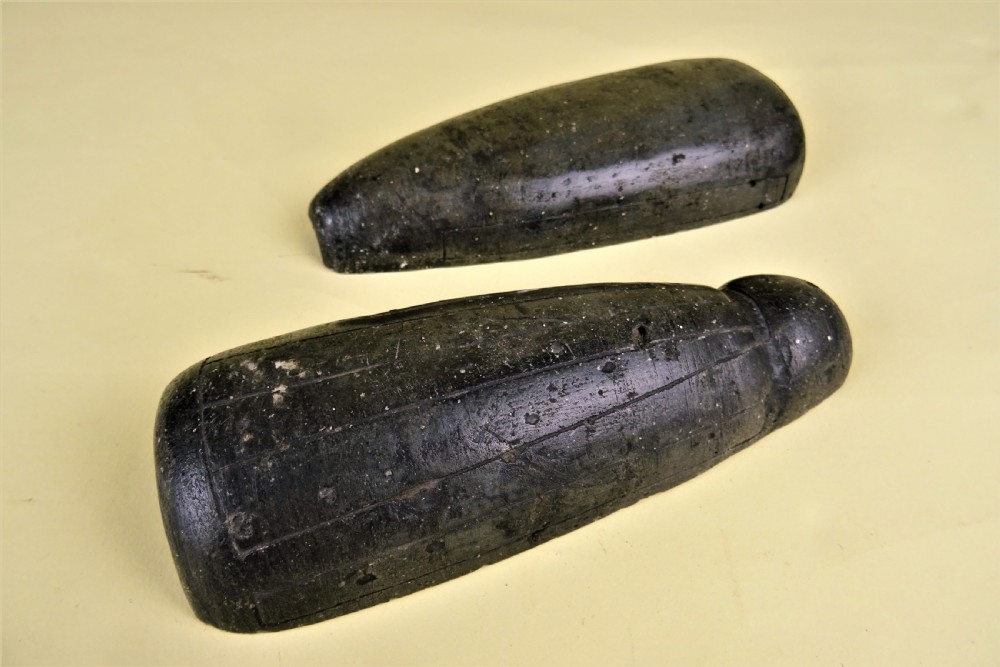 Antique Stone Musket Ball Mould View III