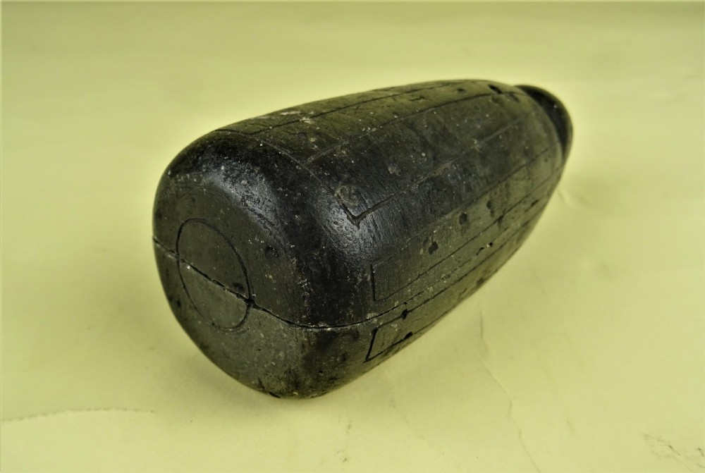 Antique Stone Musket Ball Mould View V