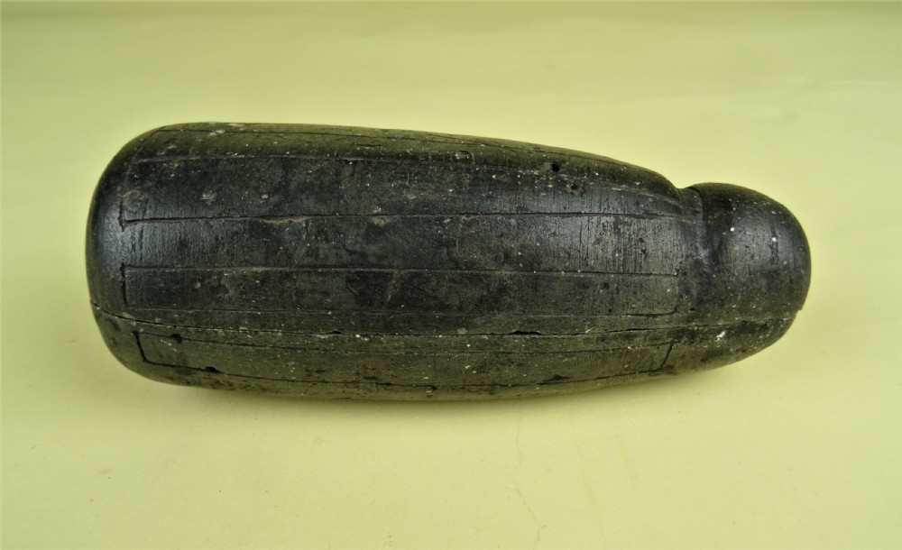 Antique Stone Musket Ball Mould View VI