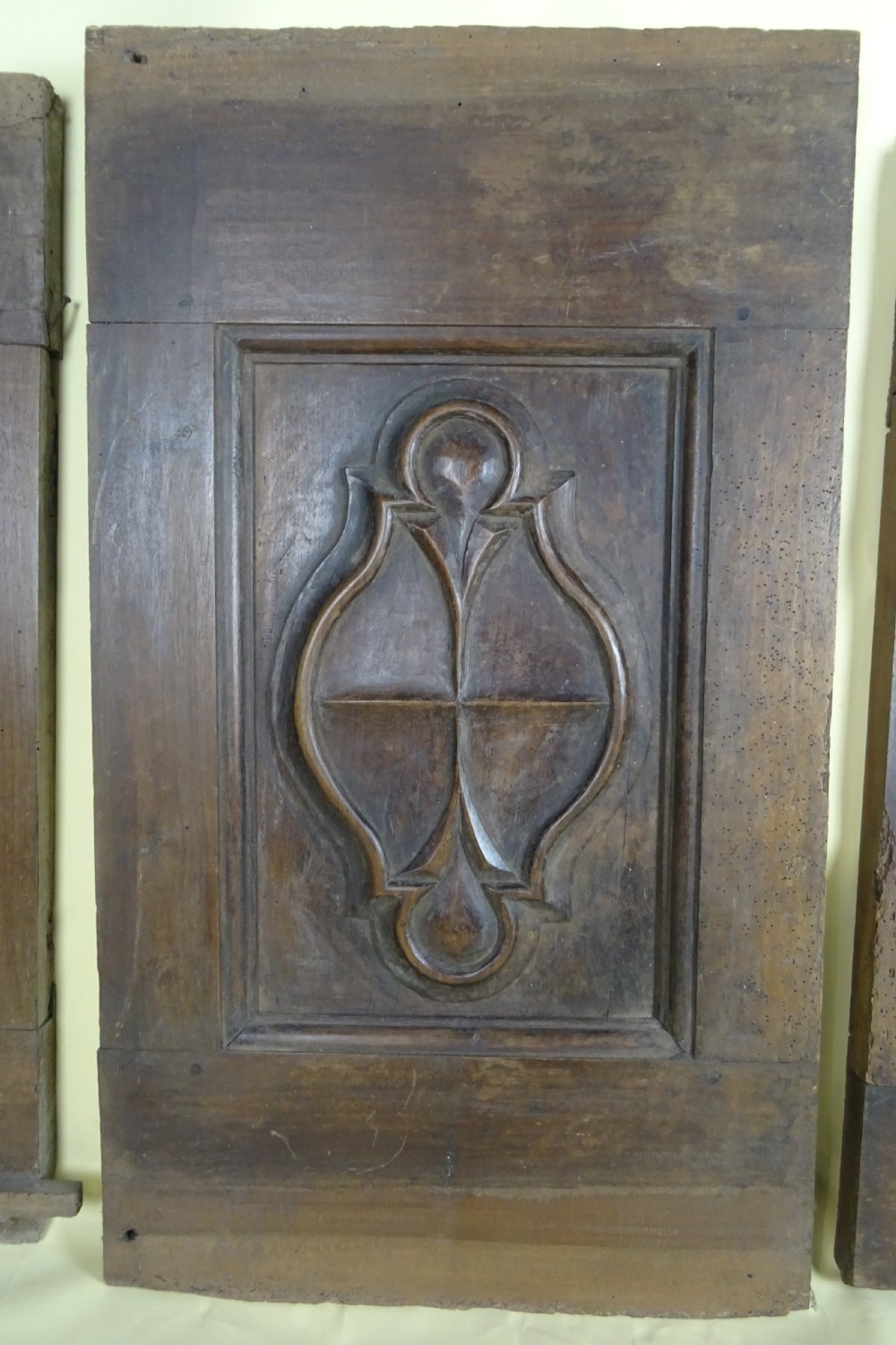 Four 17th C Italian Walnut Carved Door Panels View III