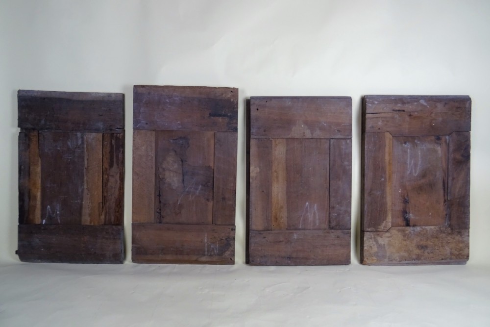 Four 17th C Italian Walnut Carved Door Panels View XI