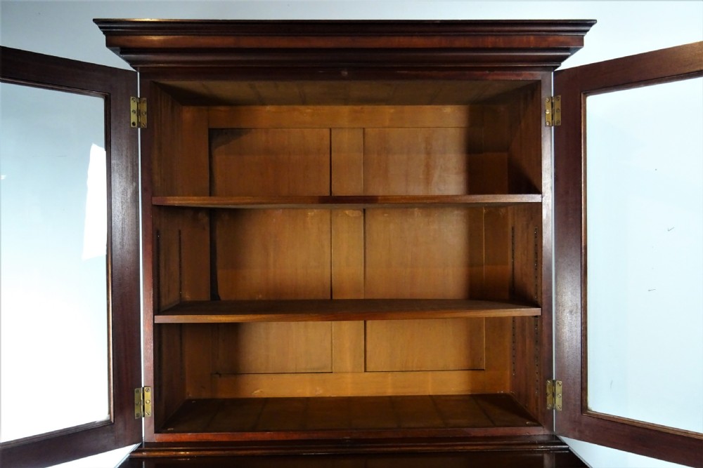 Small William IV Mahogany Bookcase on Chest View VII