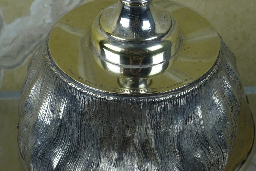 C19th Silver Plated Student Lamp by Roland Ward View III
