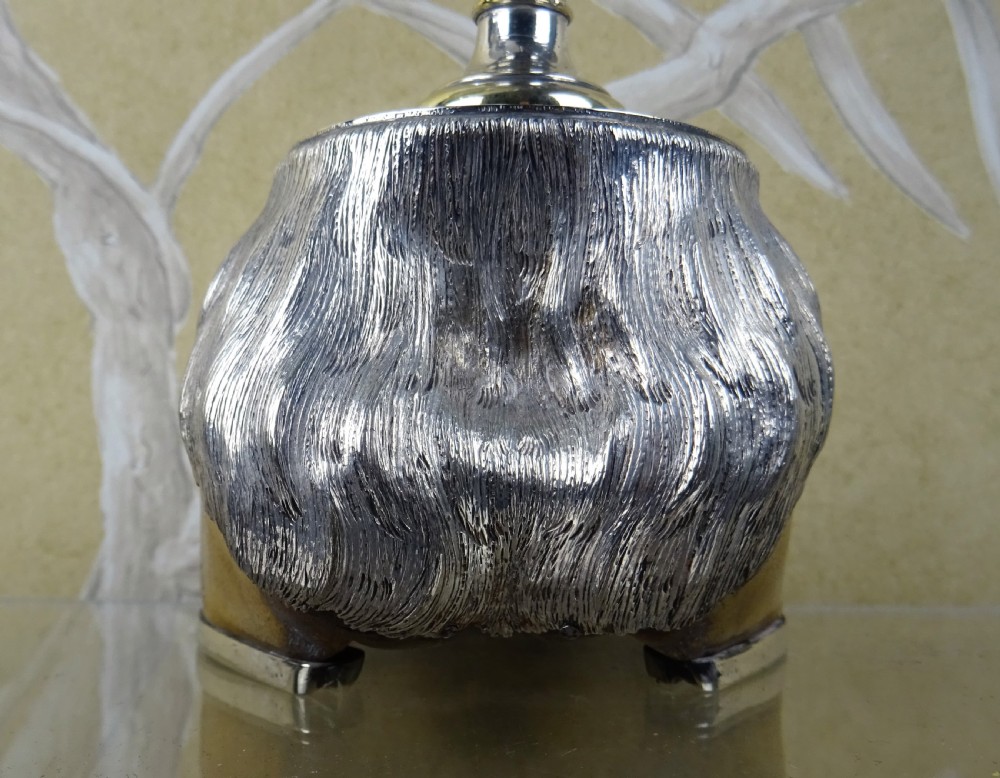 C19th Silver Plated Student Lamp by Roland Ward View V