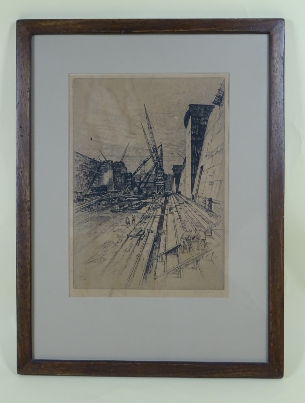Sydney Robert Jones (1881 - 1966) rare original etching View VII