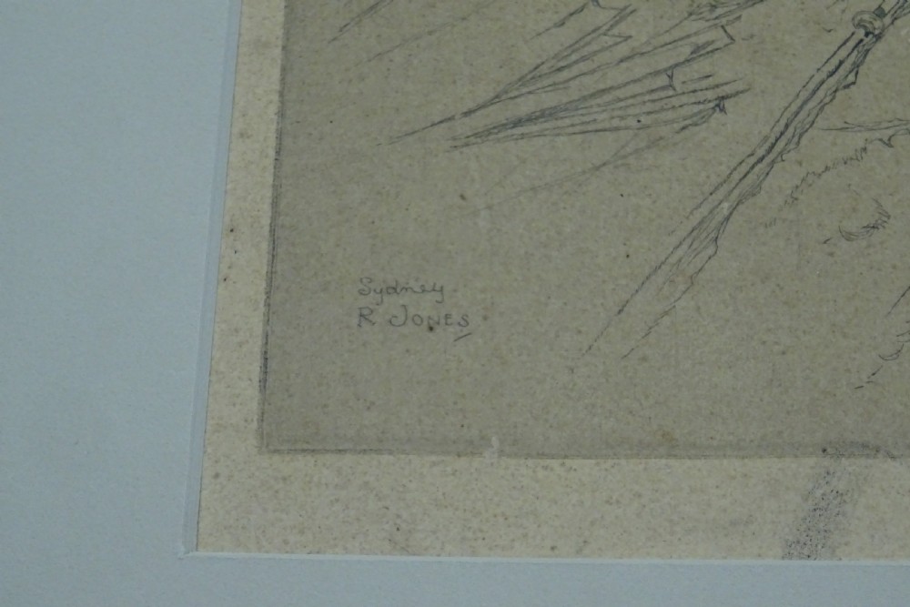 Sydney Robert Jones (1881 - 1966) rare original etching View II