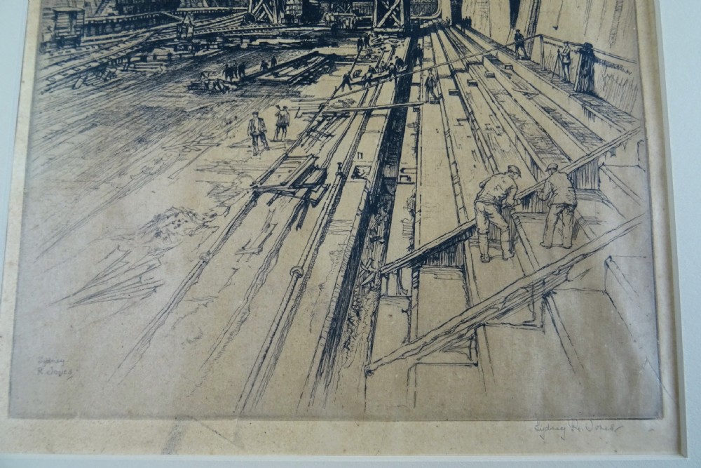 Sydney Robert Jones (1881 - 1966) rare original etching View IV