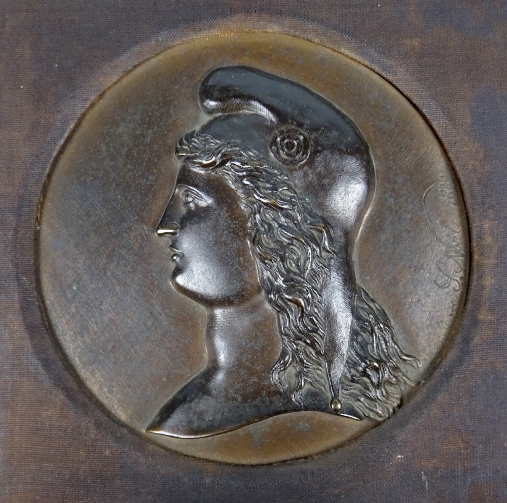 Marianne Antique Bronze Medallion