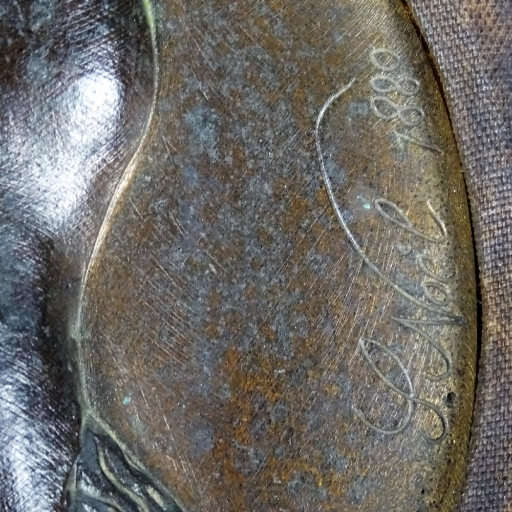 Marianne Antique Bronze Medallion View IV