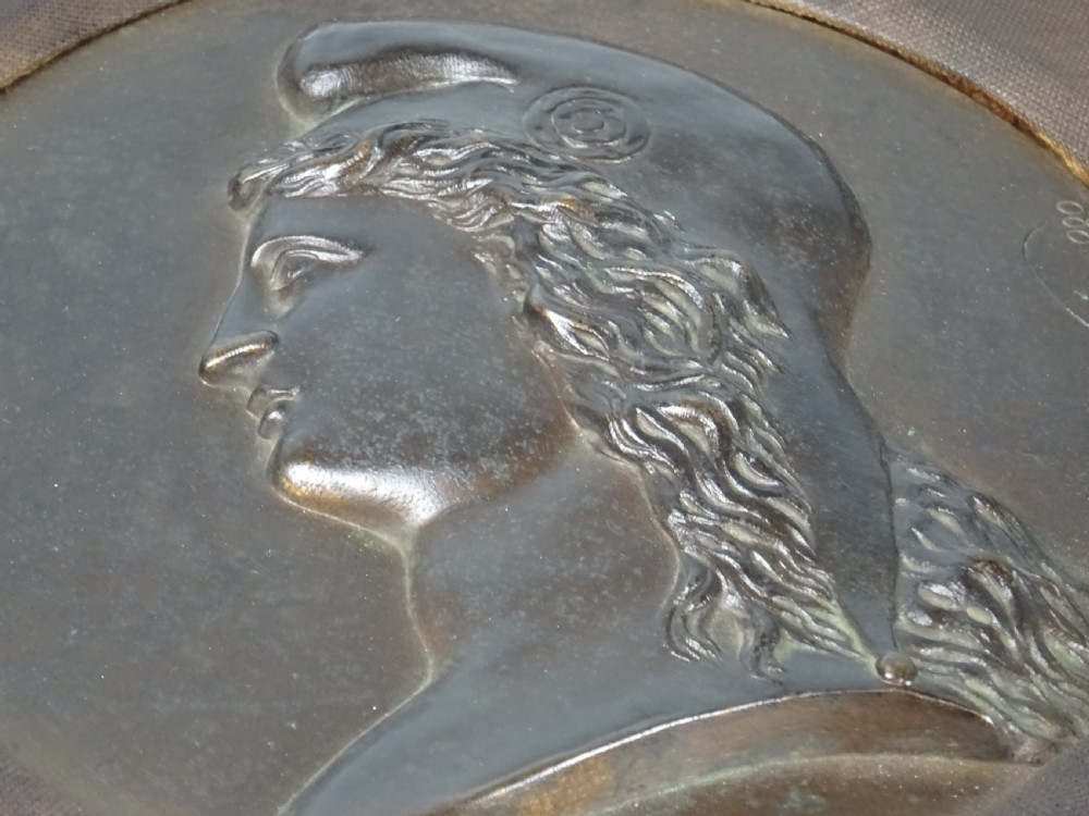 Marianne Antique Bronze Medallion View V