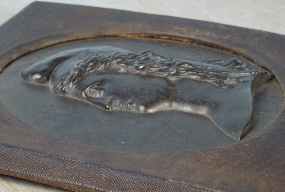 Marianne Antique Bronze Medallion View VI