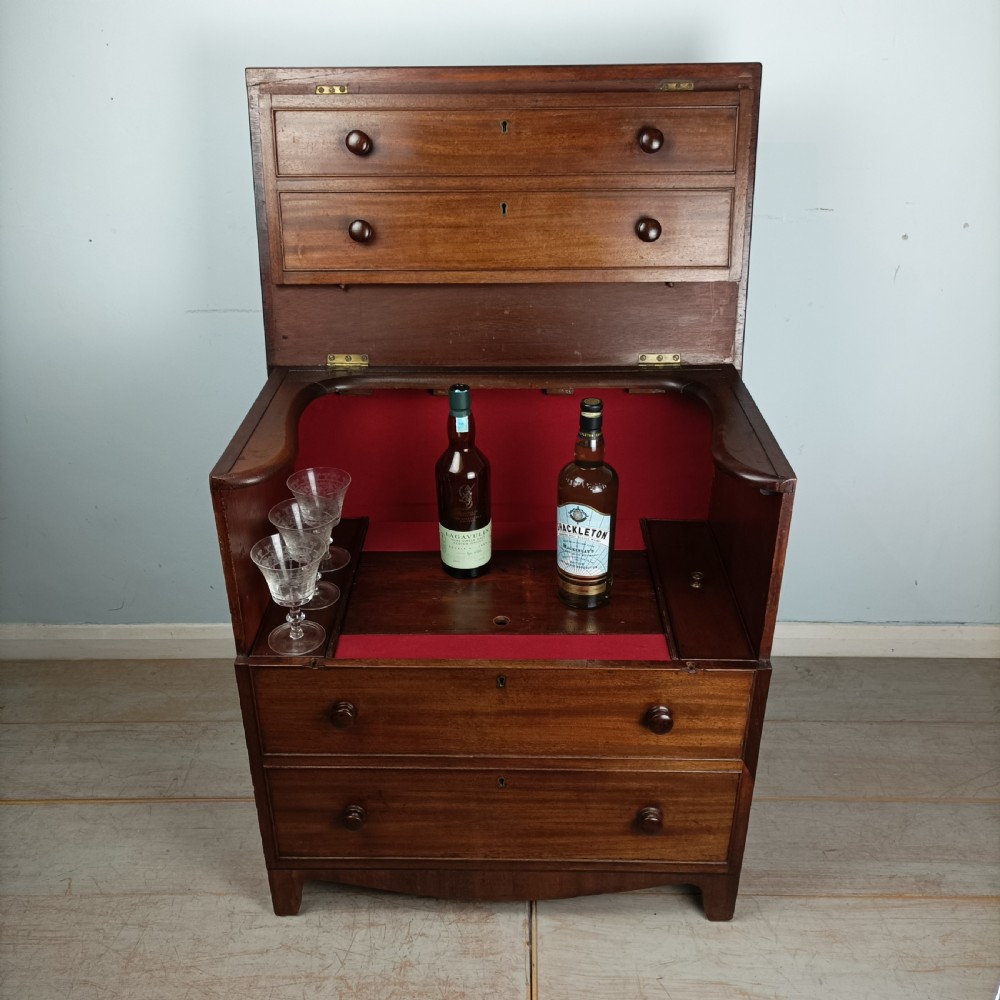 Antique Georgian Commode Drinks Cabinet
