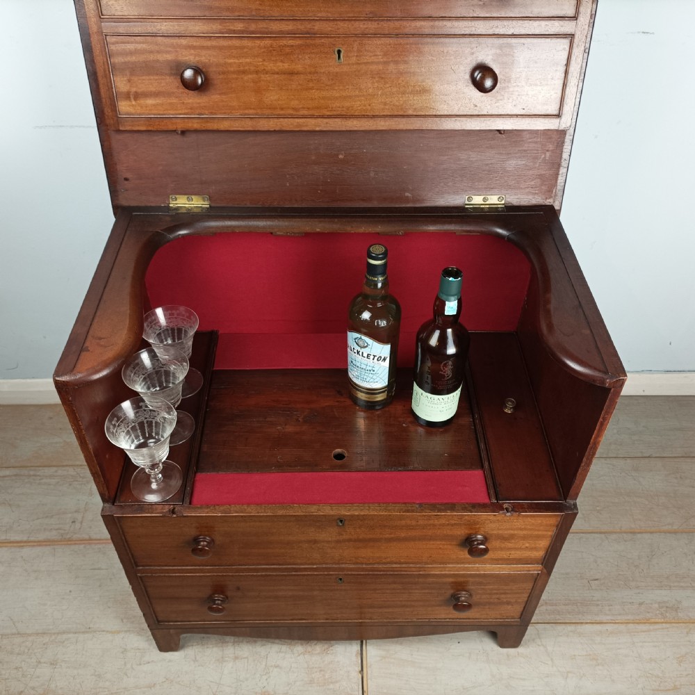 Antique Georgian Commode Drinks Cabinet View XIII