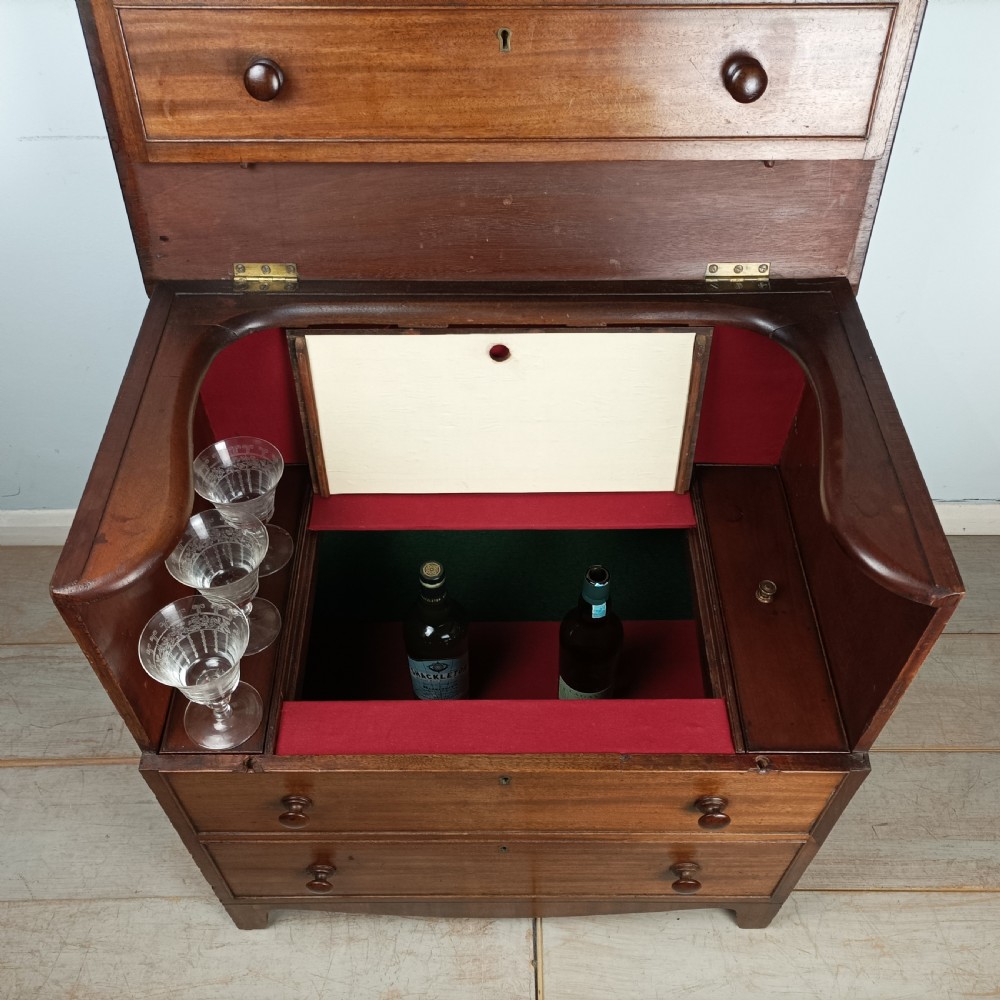 Antique Georgian Commode Drinks Cabinet View XIV