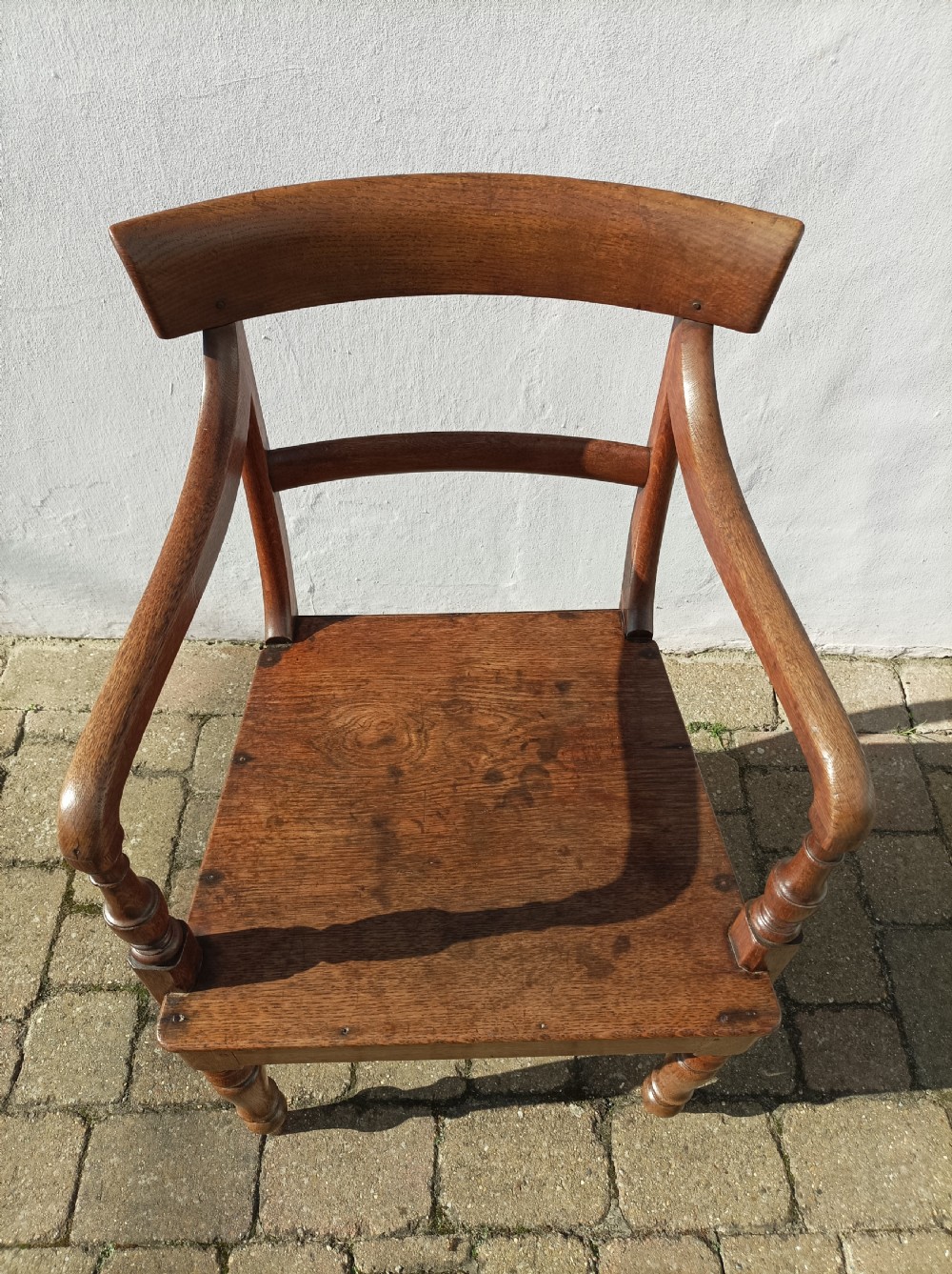 Country Oak Late George III Open Armchair View VIII