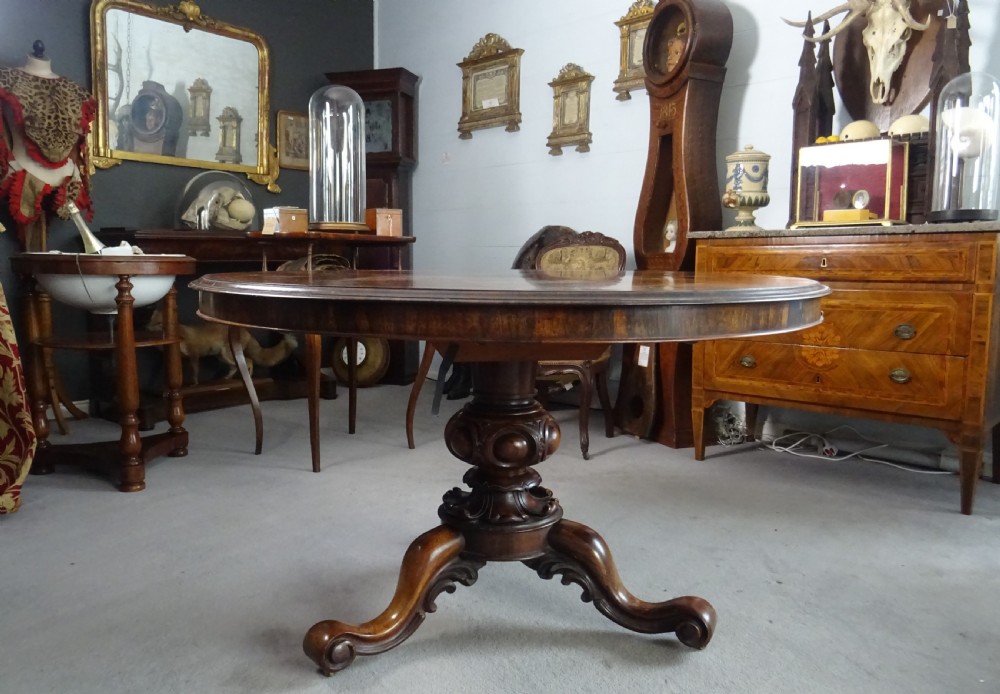 Irish Rosewood Breakfast Table by Robert Strahan Dublin View II