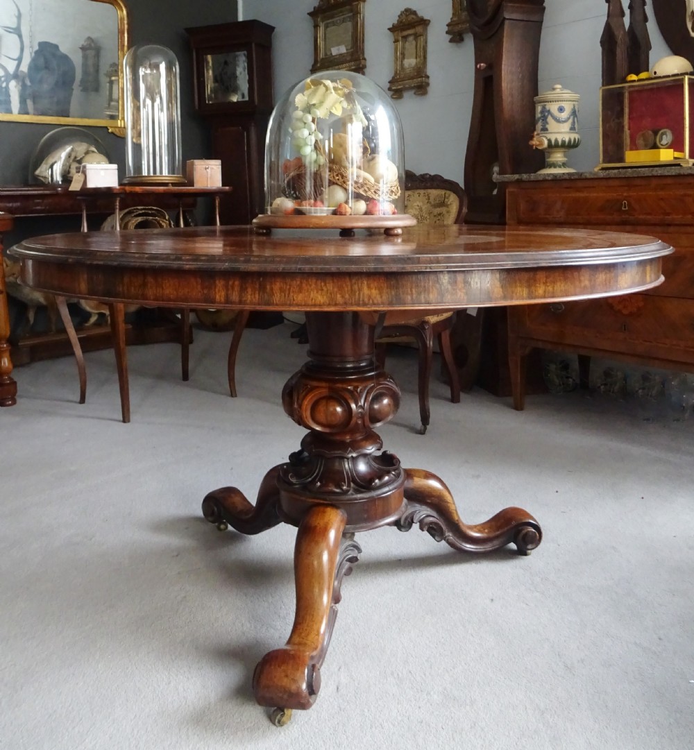 Irish Rosewood Breakfast Table by Robert Strahan Dublin View III