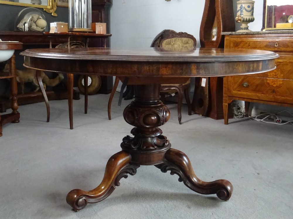 Irish Rosewood Breakfast Table by Robert Strahan Dublin View IV