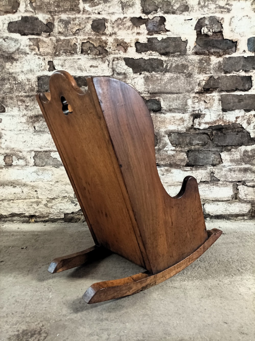 Georgian Mahogany Child's Rocking Chair View V