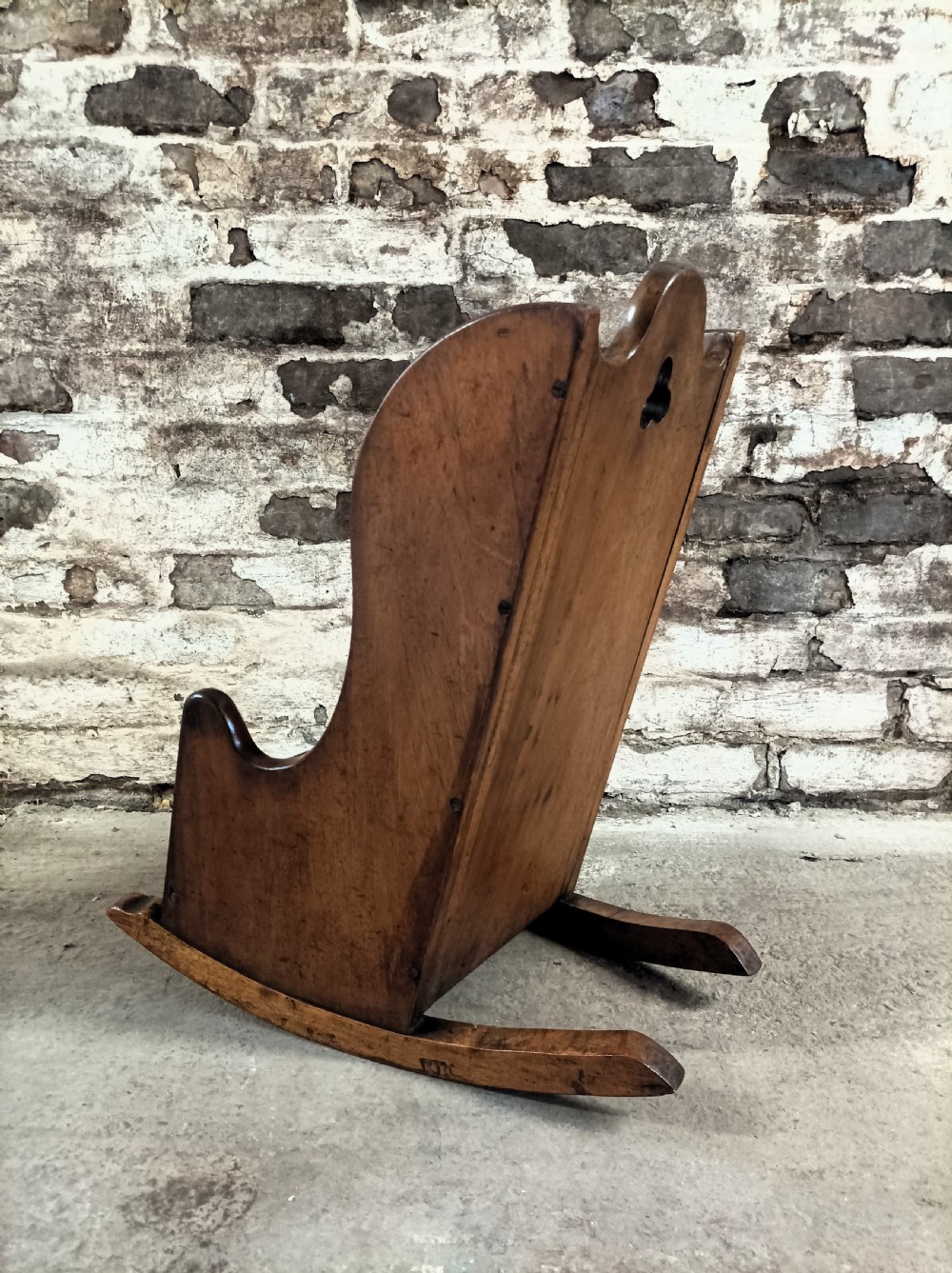 Georgian Mahogany Child's Rocking Chair View VI