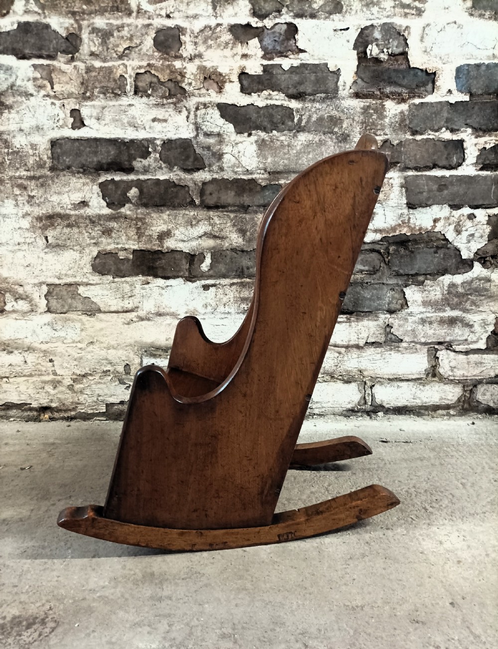 Georgian Mahogany Child's Rocking Chair View VII