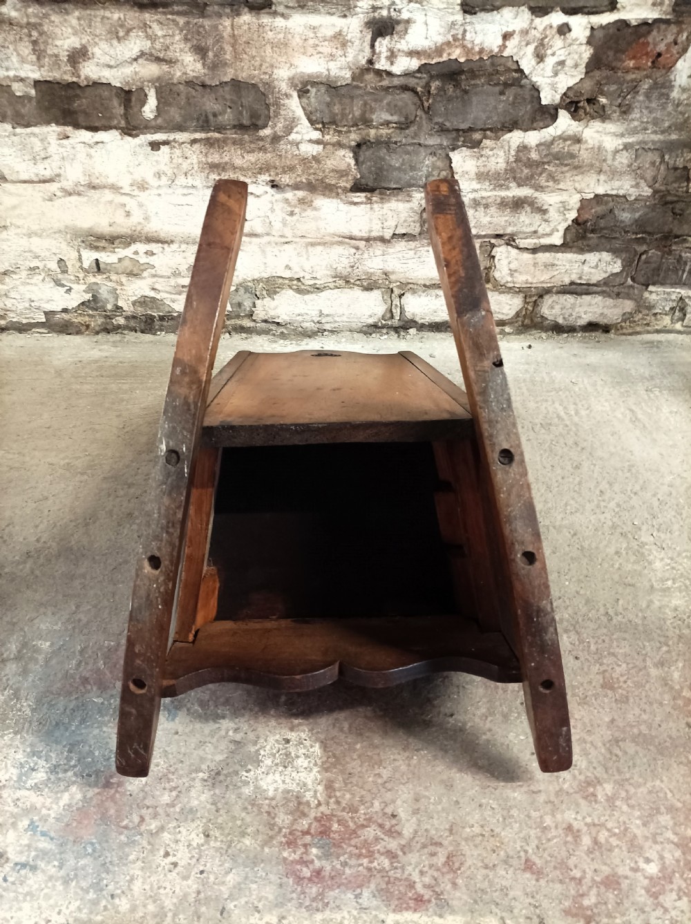 Georgian Mahogany Child's Rocking Chair View IX