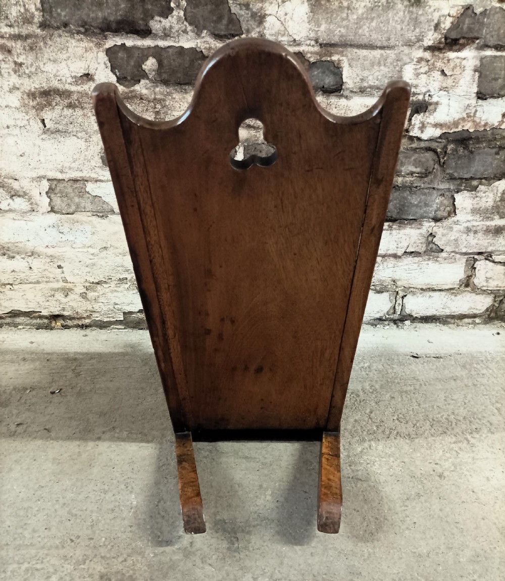 Georgian Mahogany Child's Rocking Chair View X