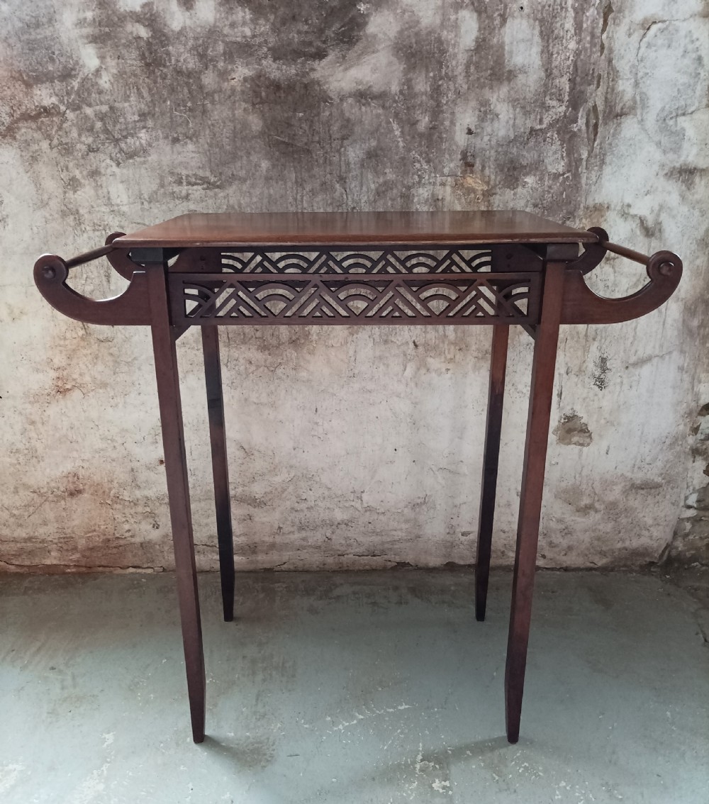 Antique Mahogany Small Wash Stand Table View II