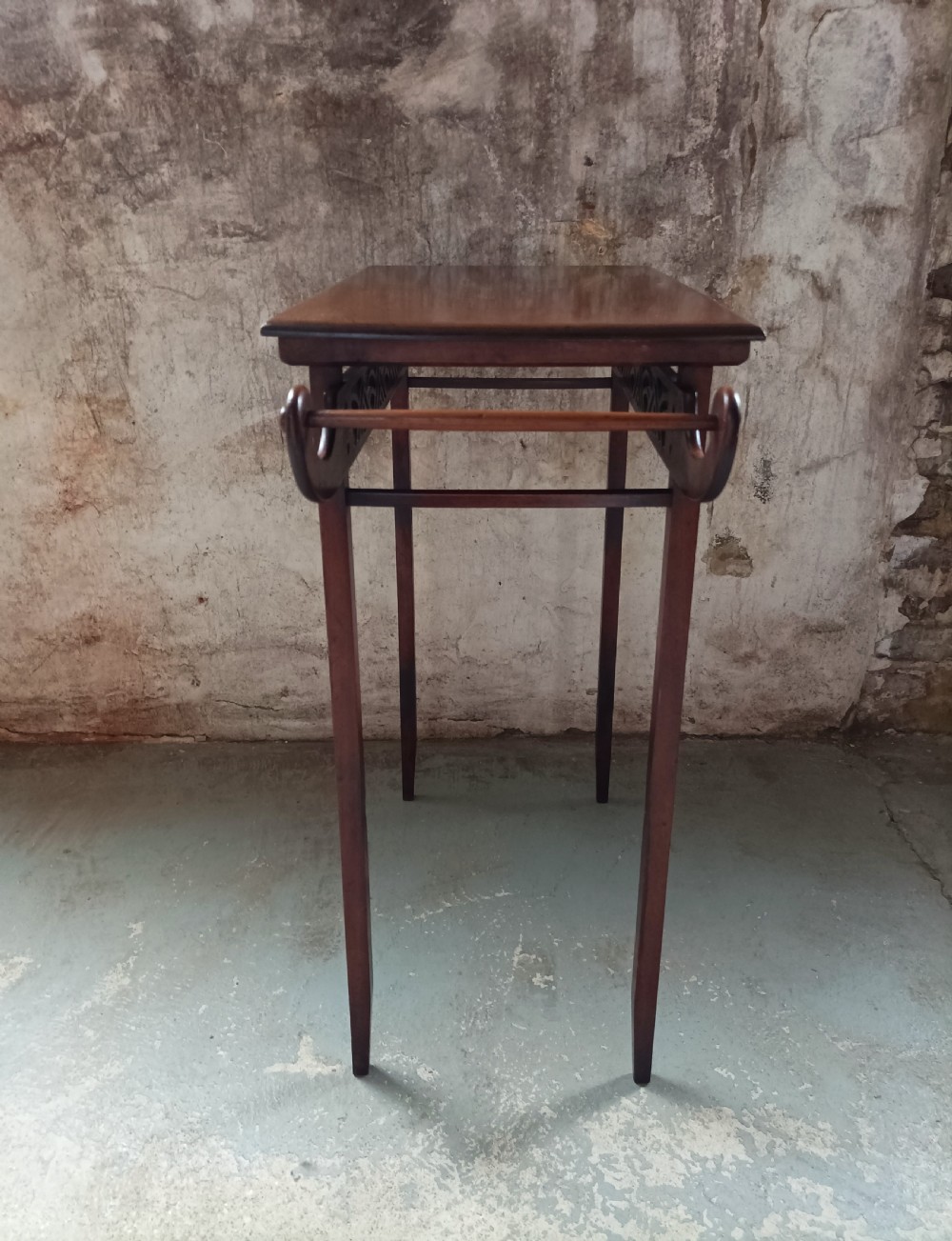 Antique Mahogany Small Wash Stand Table View III