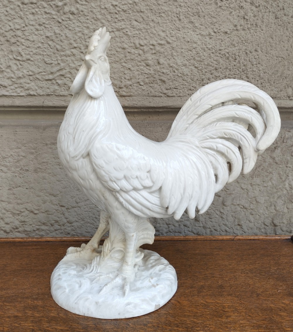 Antique Vienna Porcelain Rooster 